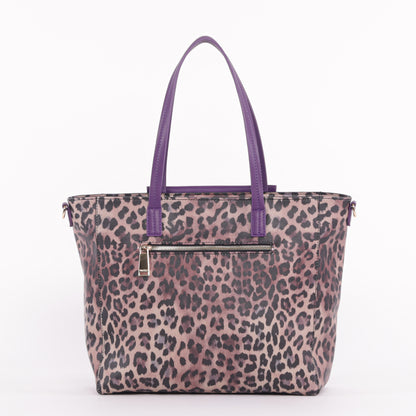 BORSA SHOPPER CON STAMPA LEOPARDATA