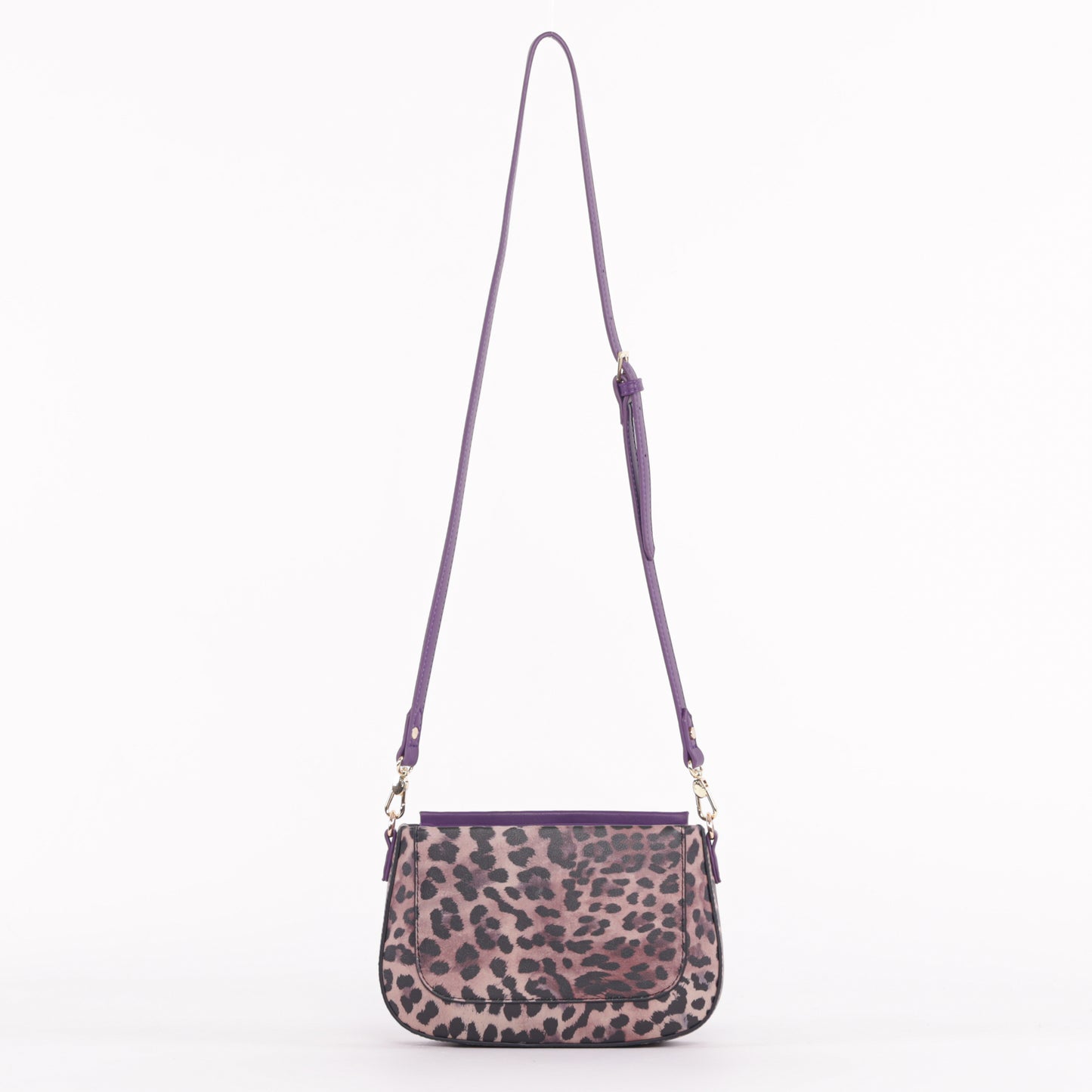 BORSA A TRACOLLA CON STAMPA LEOPARDATA