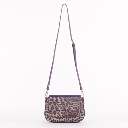 BORSA A TRACOLLA CON STAMPA LEOPARDATA