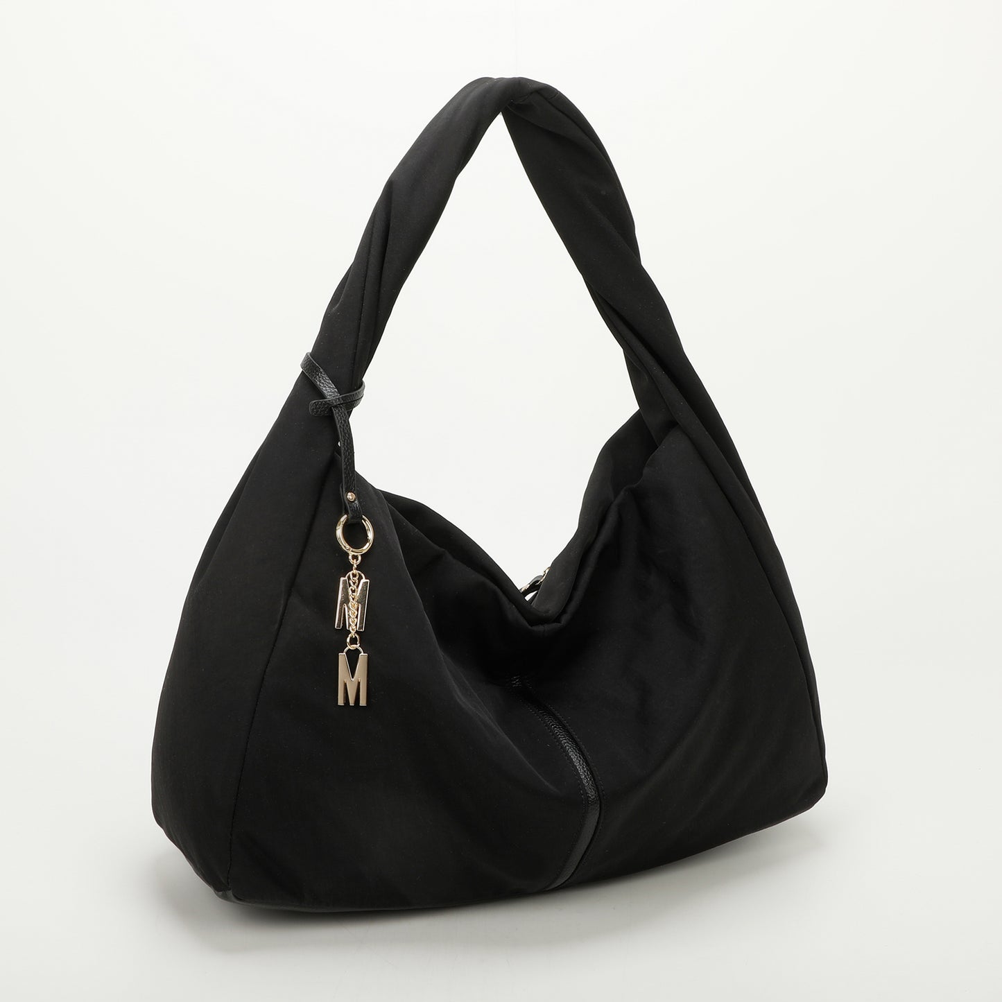 BORSA HOBO A SPALLA IN NYLON MORBIDA