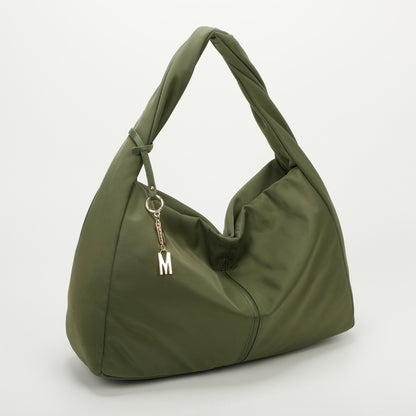 BORSA HOBO A SPALLA IN NYLON MORBIDA