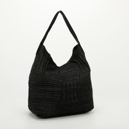 BORSA HOBO IN MAGLIA LUREX