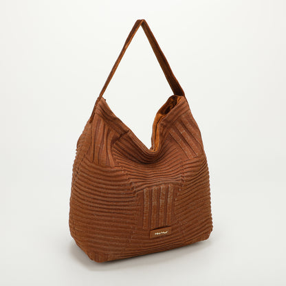 BORSA HOBO IN MAGLIA LUREX