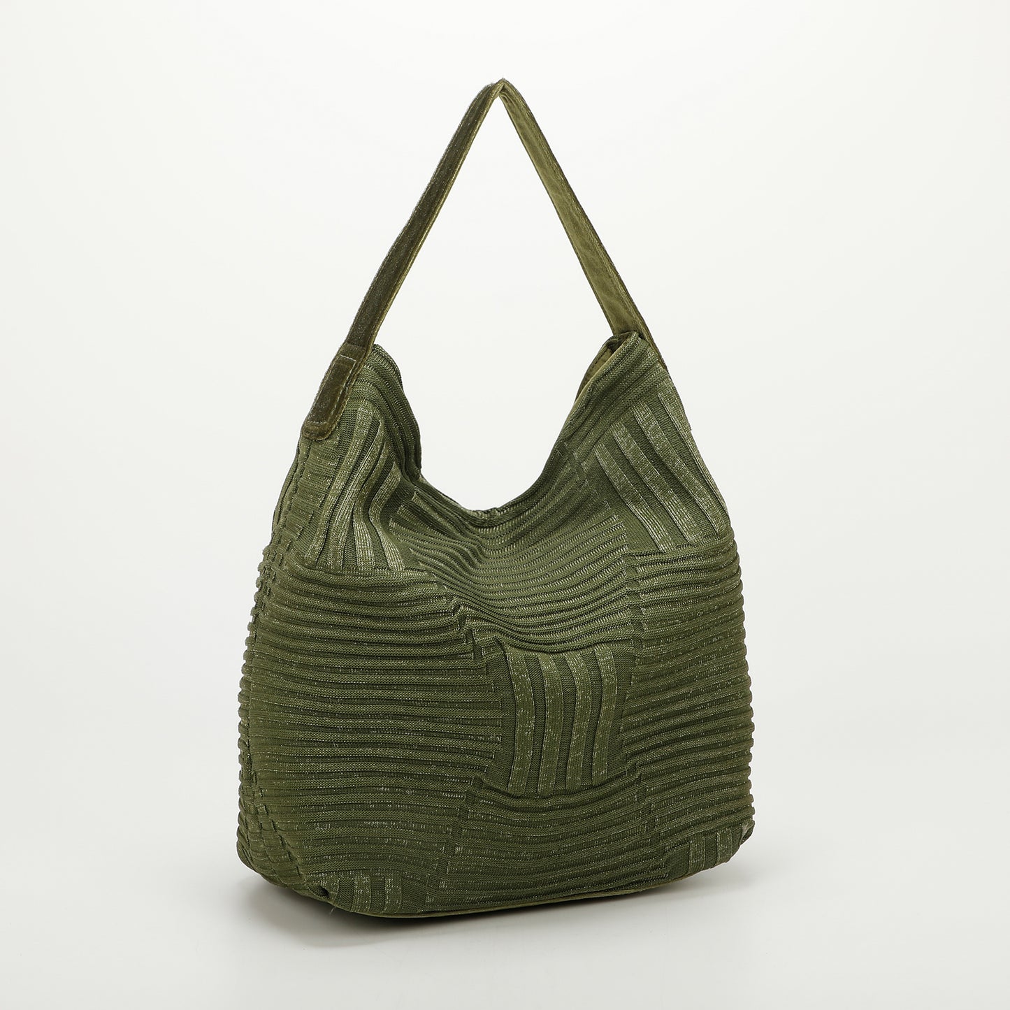 BORSA HOBO IN MAGLIA LUREX