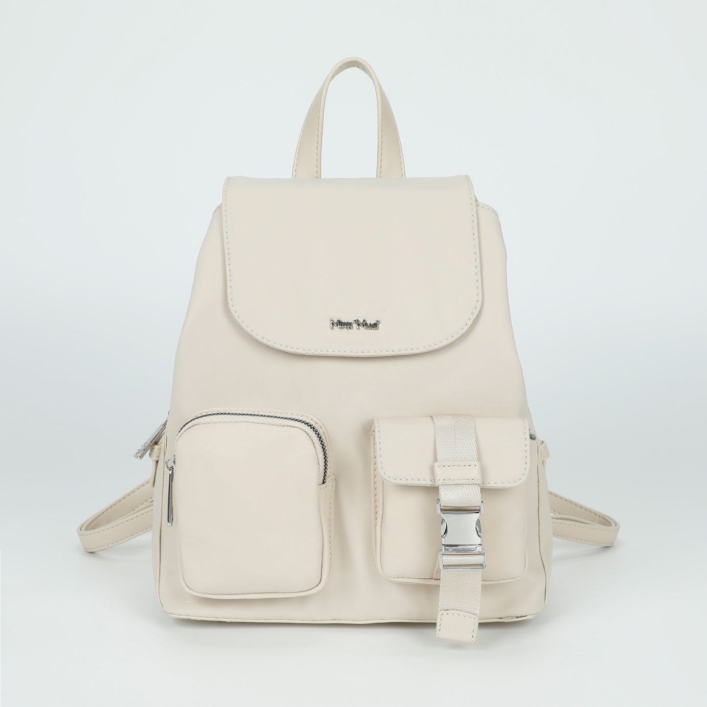 ZAINO IN NYLON CON TASCHE