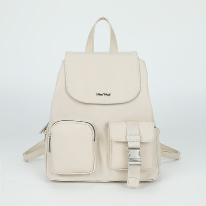 ZAINO IN NYLON CON TASCHE