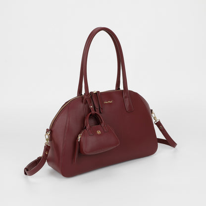 BORSA A SPALLA CON BORSINA MICRO