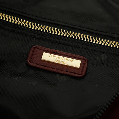 BORSA A TRACOLLA IN NYLON CON DETTAGLI IN PU