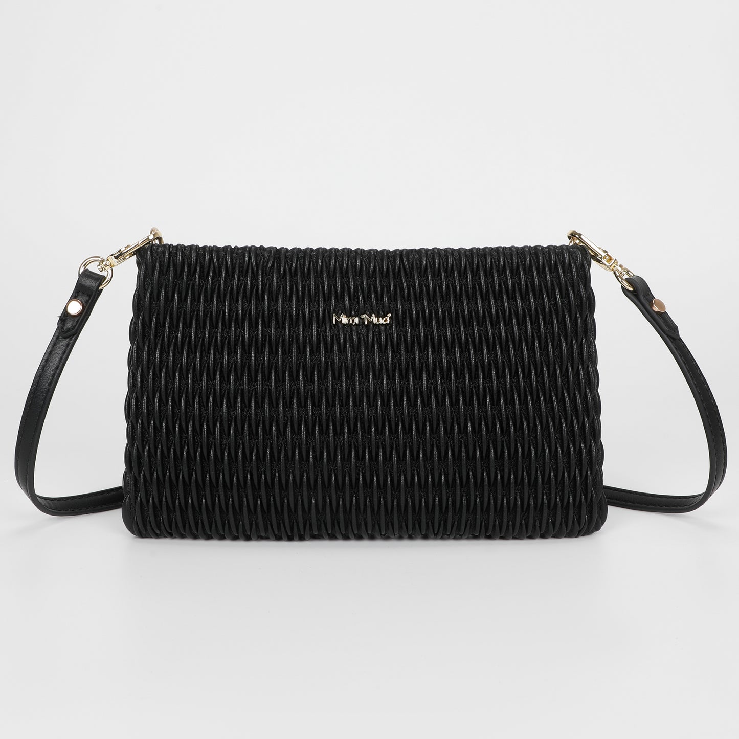 BORSA A TRACOLLA TRAPUNTATA
