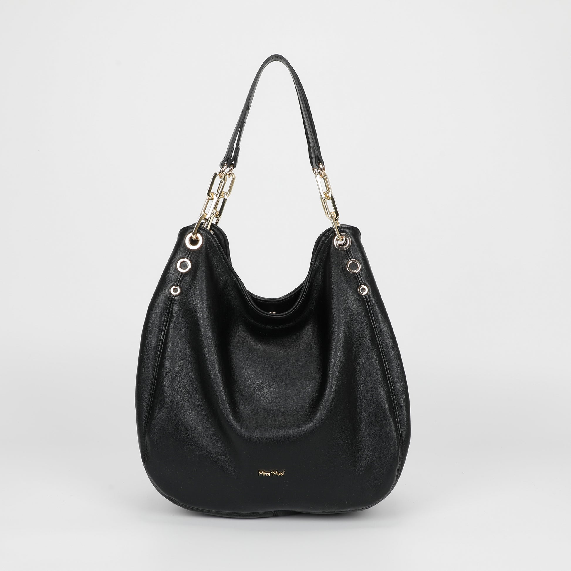 BORSA HOBO CON DETTAGLIO OCCHIELLI