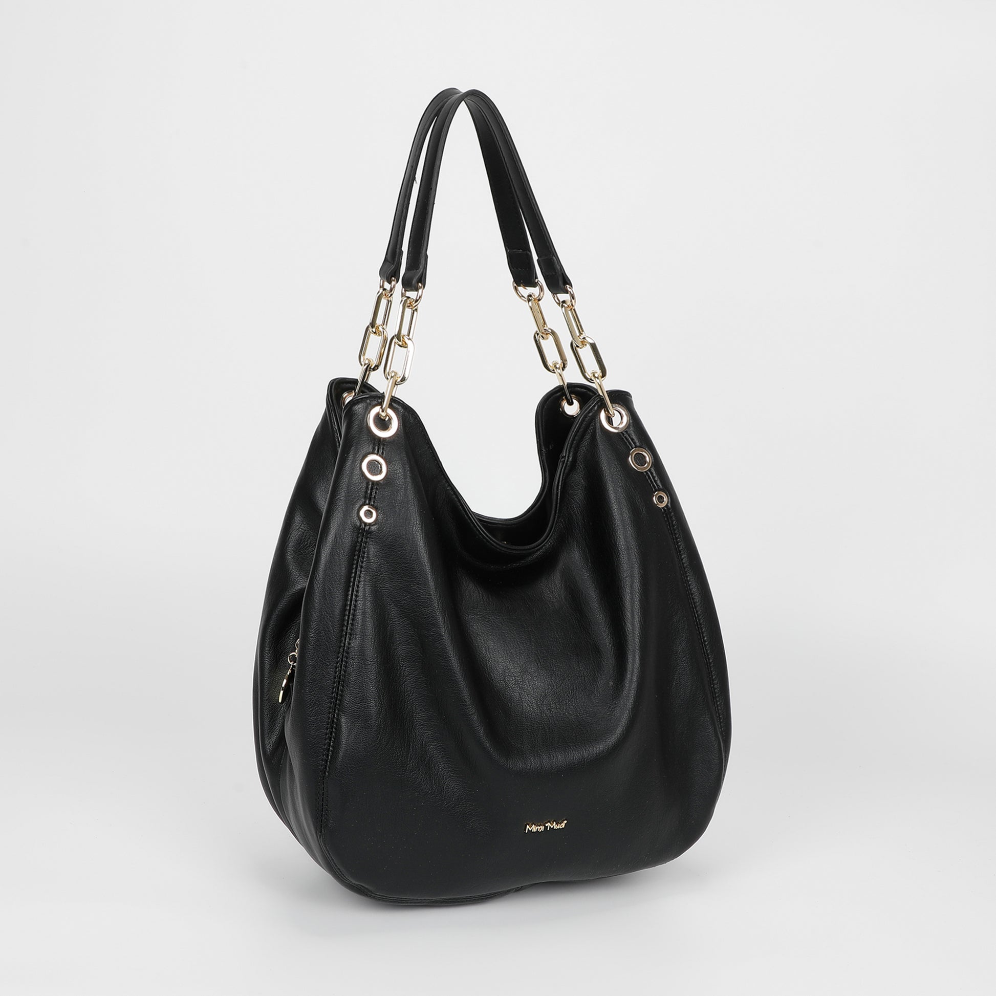 BORSA HOBO CON DETTAGLIO OCCHIELLI