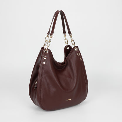 BORSA HOBO CON DETTAGLIO OCCHIELLI