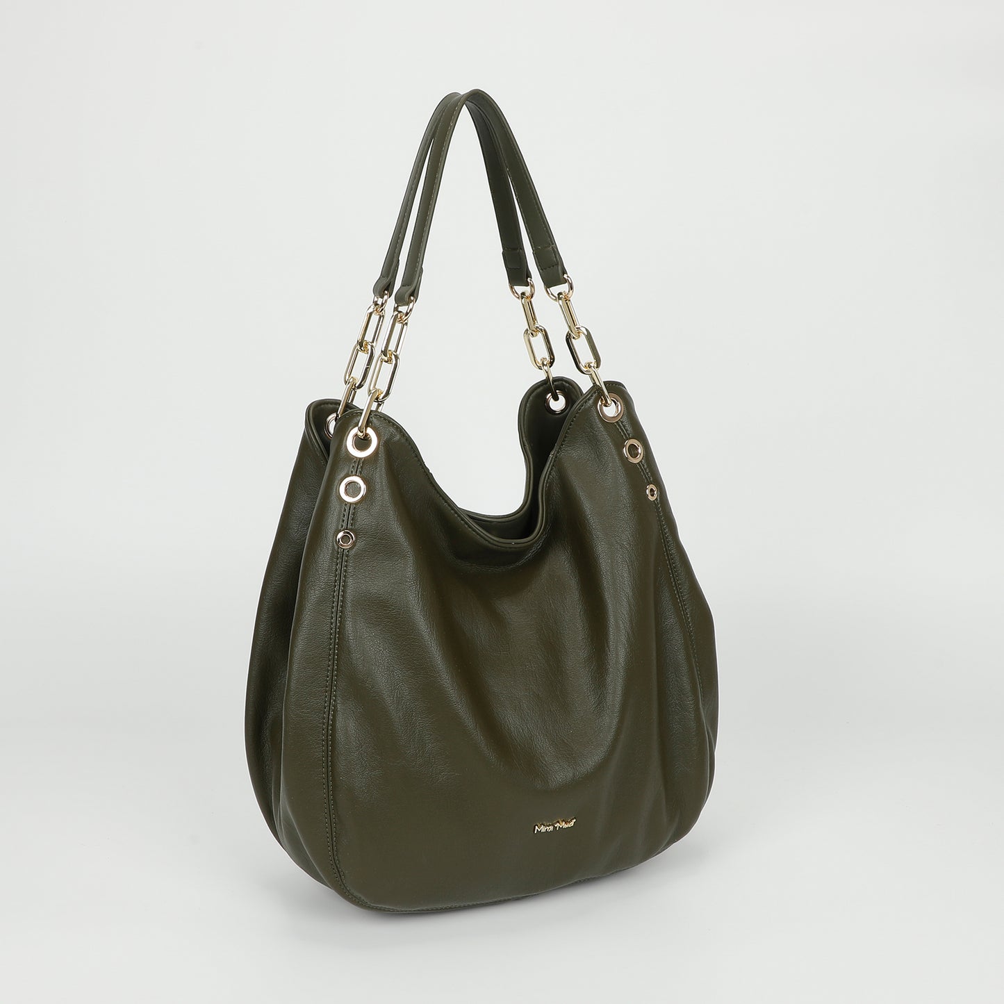 BORSA HOBO CON DETTAGLIO OCCHIELLI