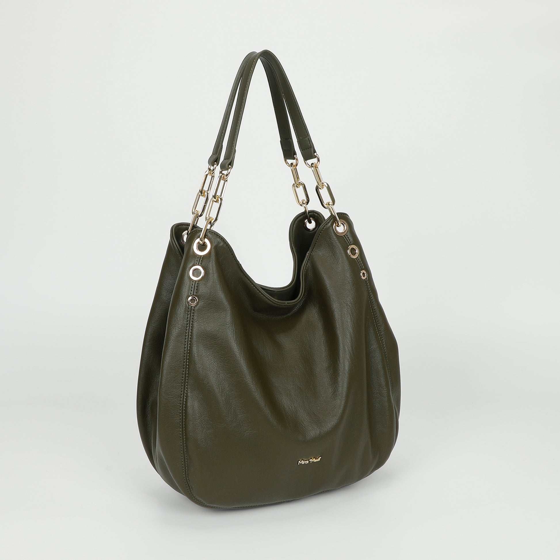 BORSA HOBO CON DETTAGLIO OCCHIELLI