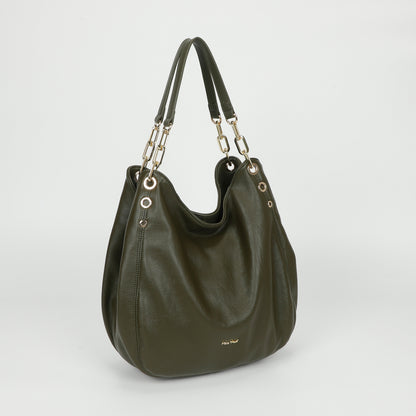 BORSA HOBO CON DETTAGLIO OCCHIELLI