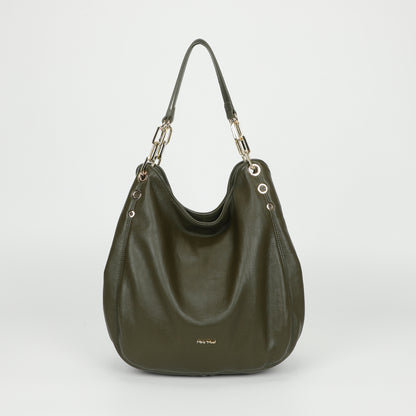 BORSA HOBO CON DETTAGLIO OCCHIELLI