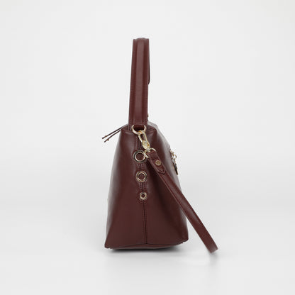 BORSA A SPALLA CON DETTAGLIO OCCHIELLI