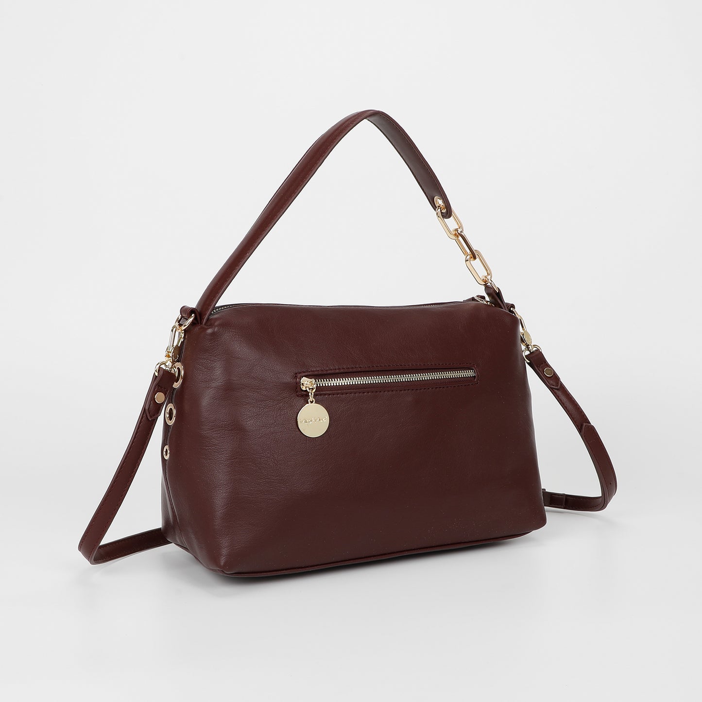 BORSA A SPALLA CON DETTAGLIO OCCHIELLI