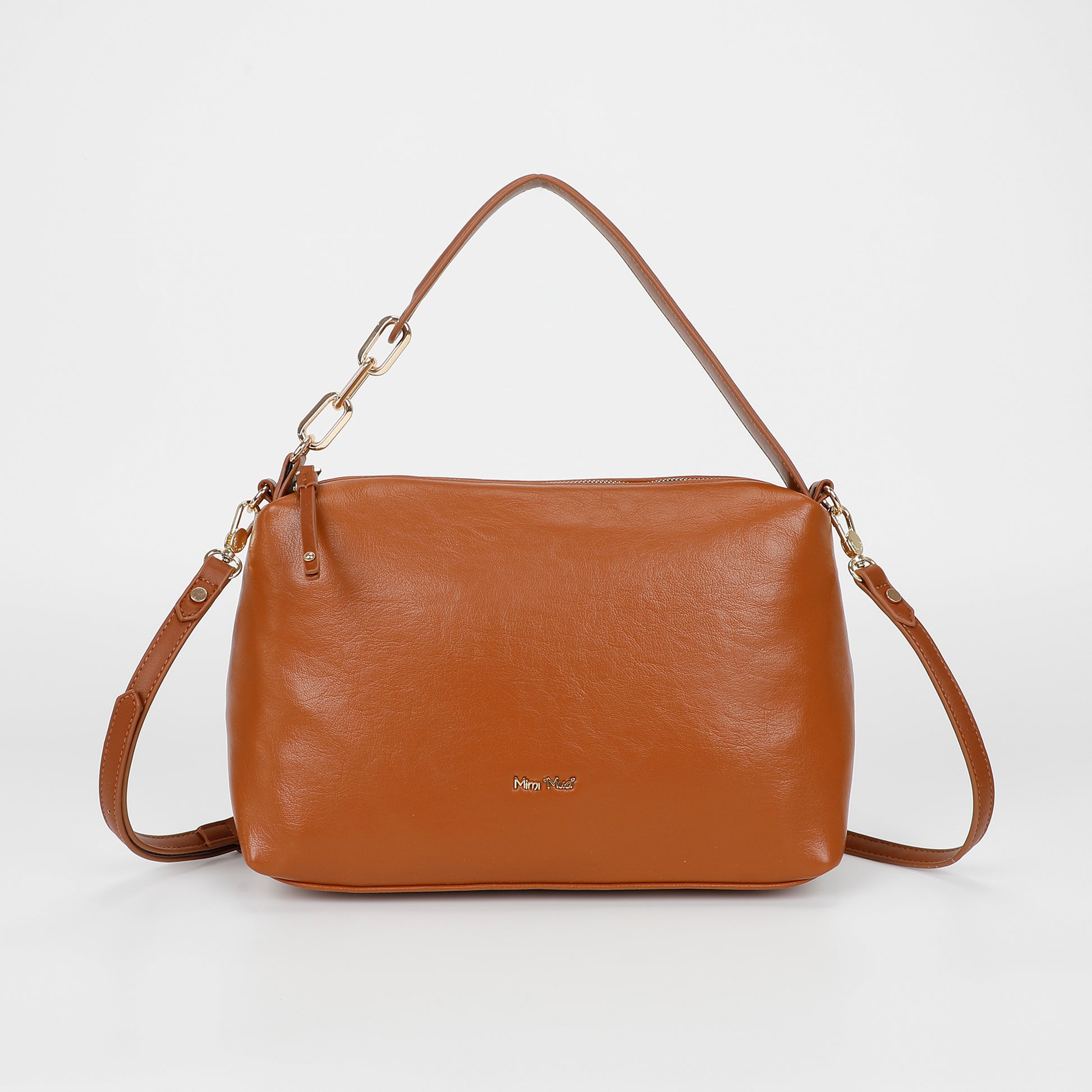 BORSA A SPALLA CON DETTAGLIO OCCHIELLI
