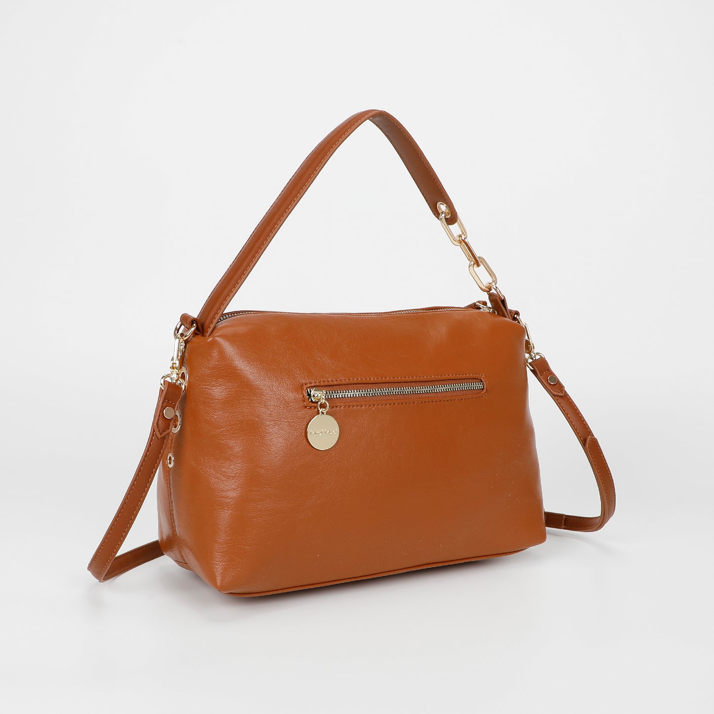 BORSA A SPALLA CON DETTAGLIO OCCHIELLI