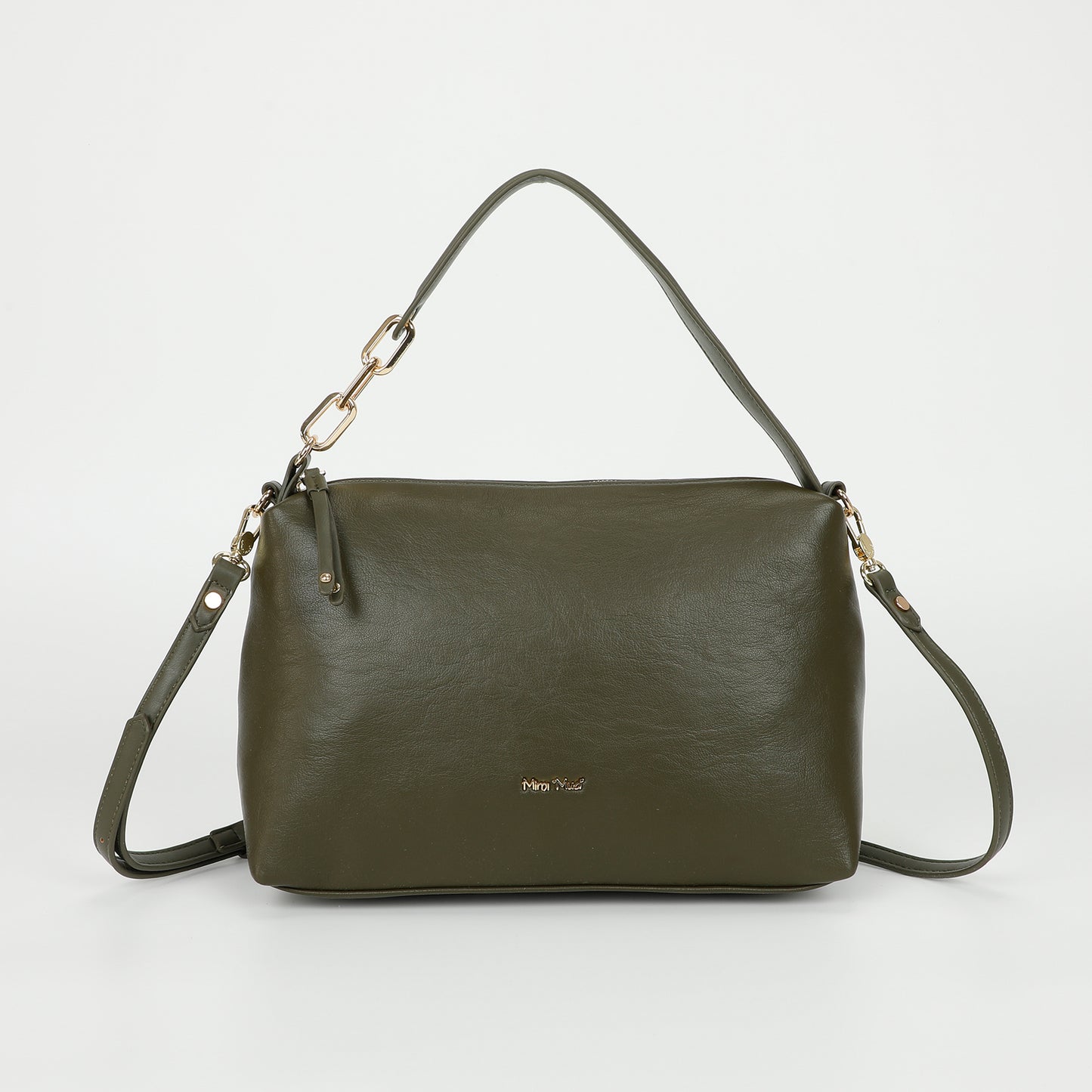 BORSA A SPALLA CON DETTAGLIO OCCHIELLI