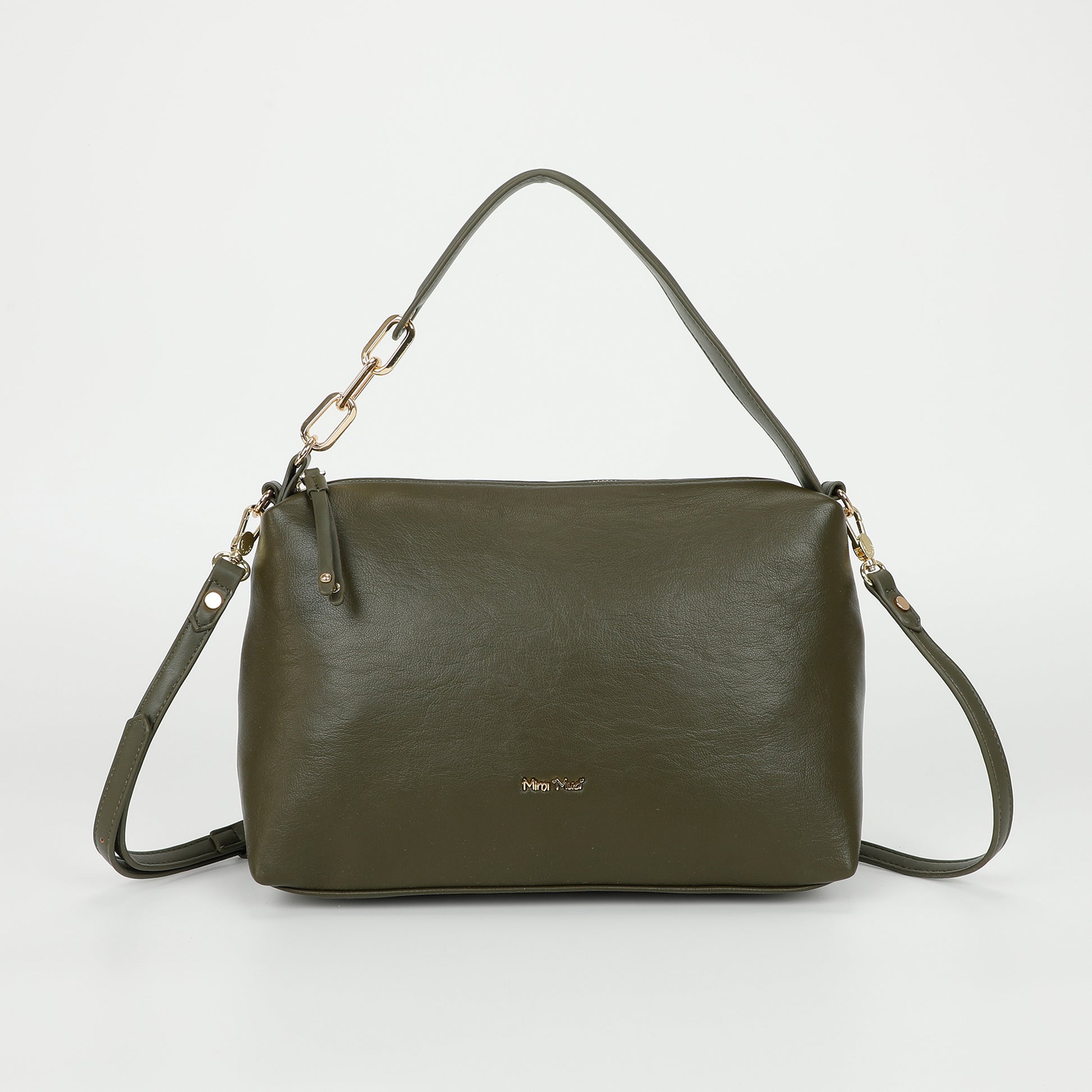 BORSA A SPALLA CON DETTAGLIO OCCHIELLI