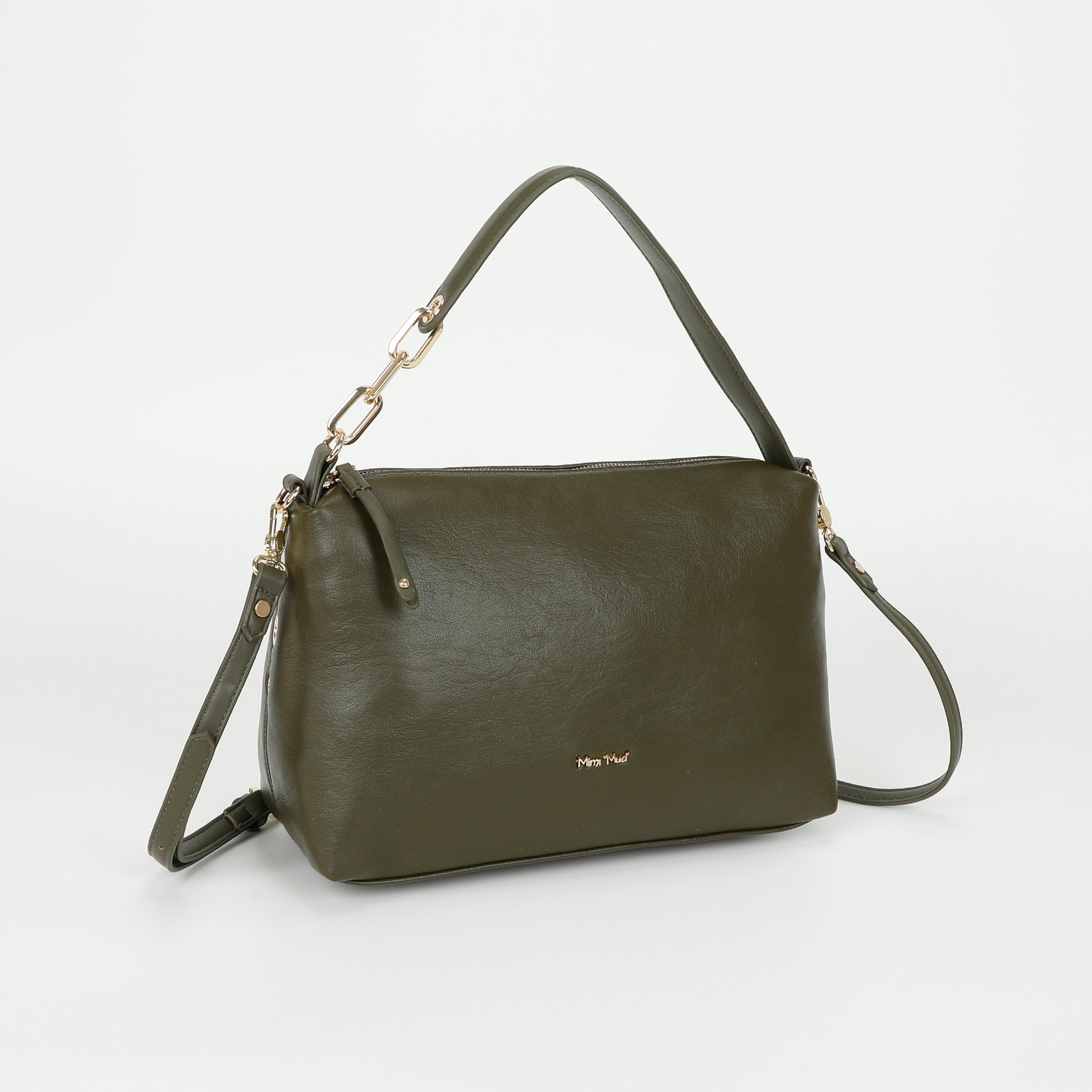 BORSA A SPALLA CON DETTAGLIO OCCHIELLI