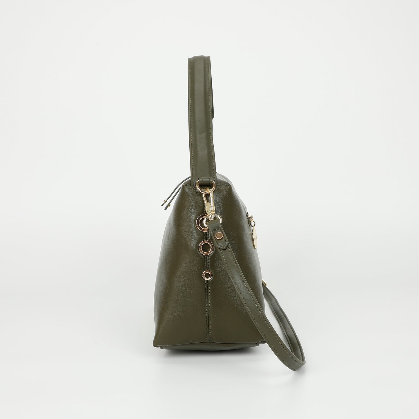 BORSA A SPALLA CON DETTAGLIO OCCHIELLI