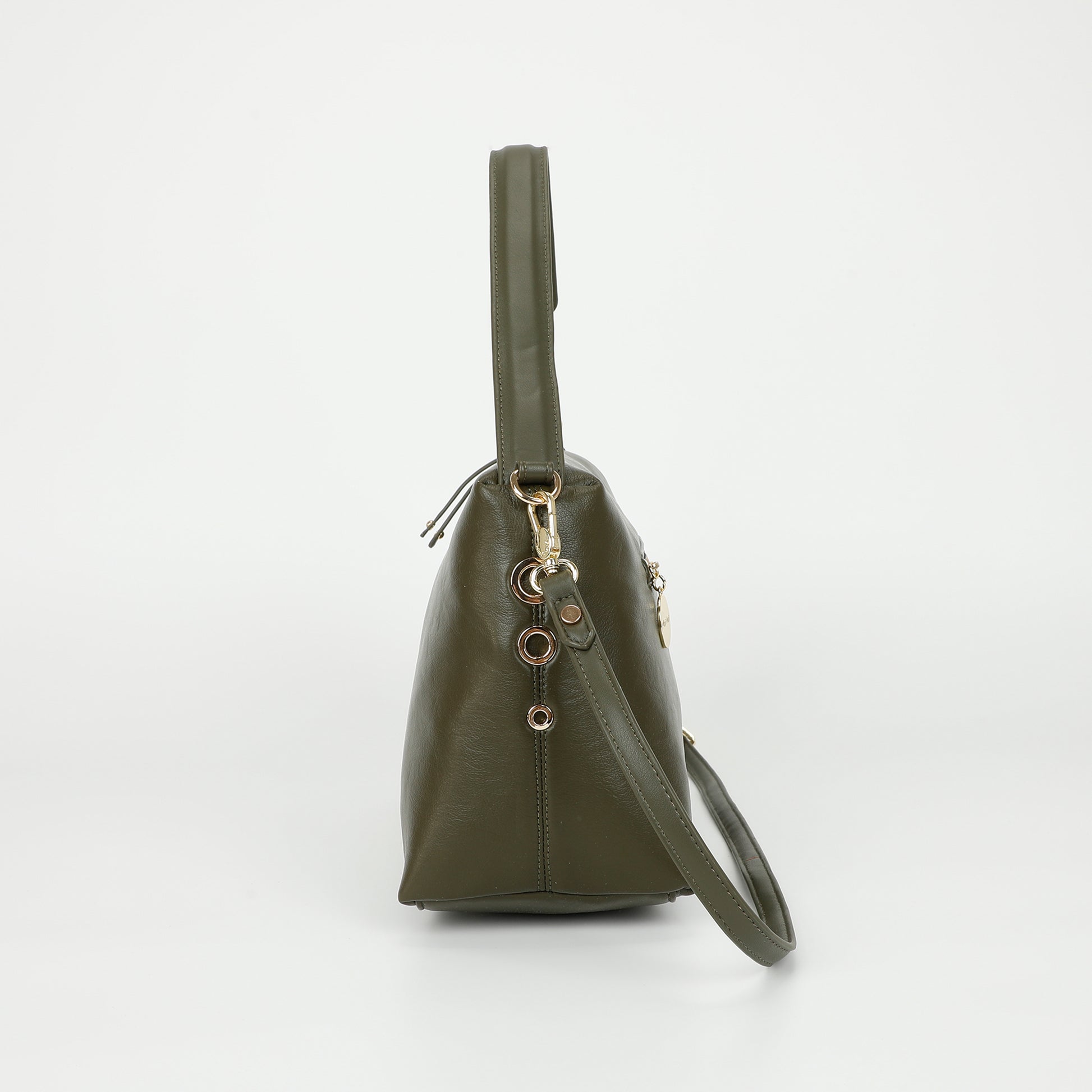 BORSA A SPALLA CON DETTAGLIO OCCHIELLI