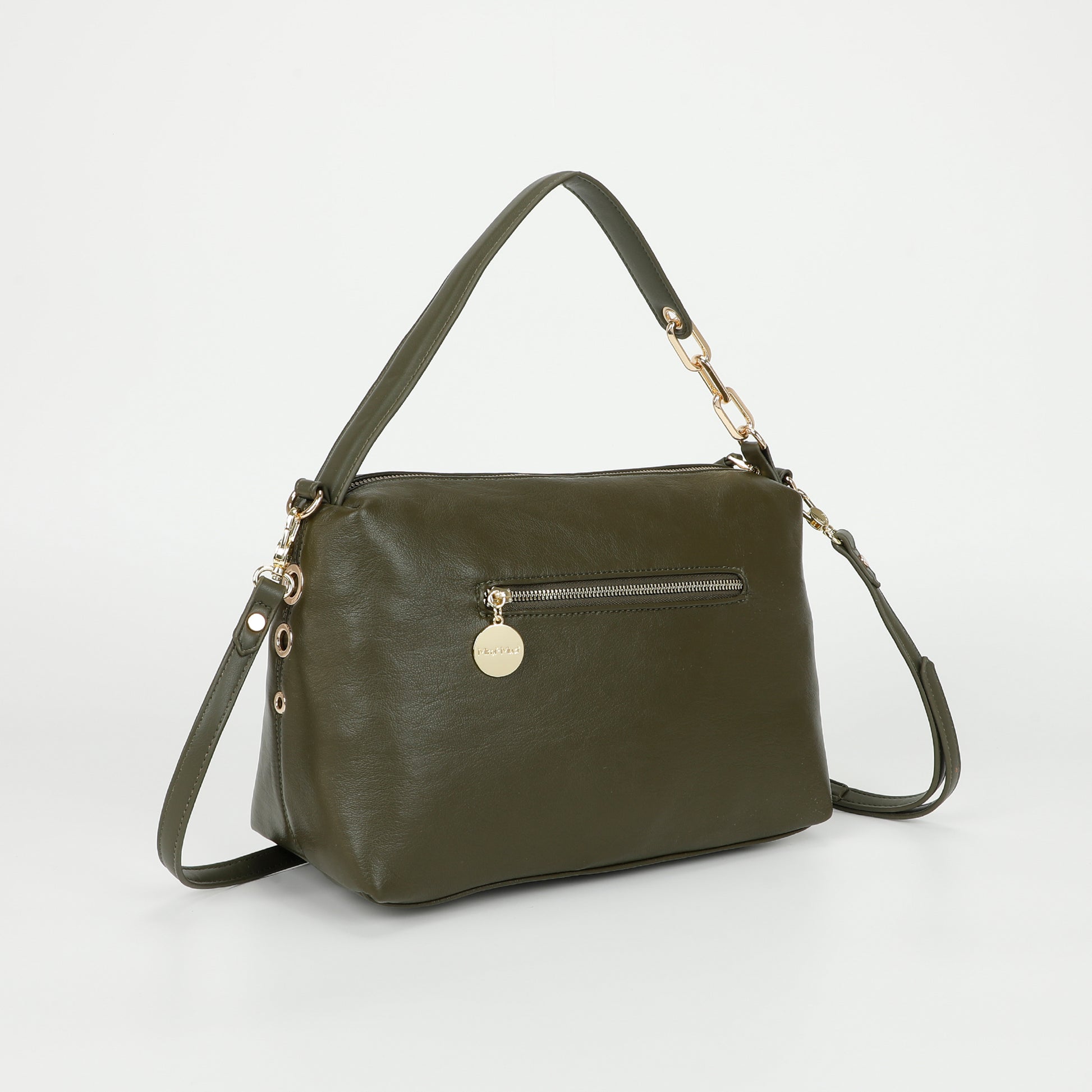 BORSA A SPALLA CON DETTAGLIO OCCHIELLI