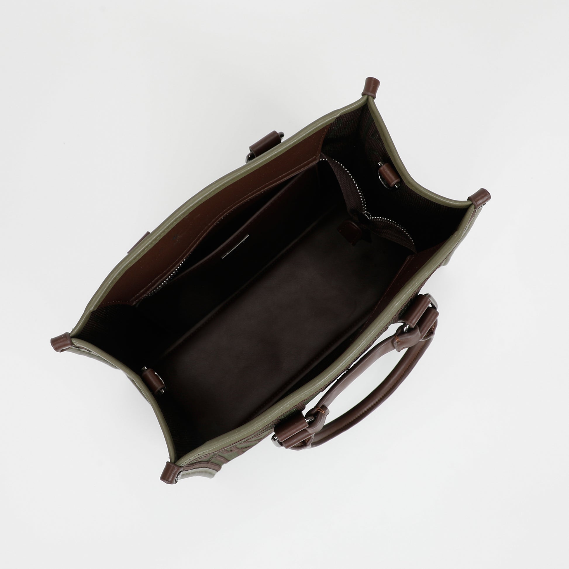 BORSA TOTE MEDIA CON DISEGNO RICAMATO