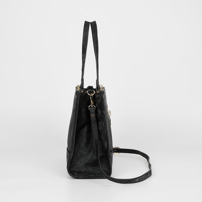BORSA SHOPPER CON EFFETTO SFUMATO