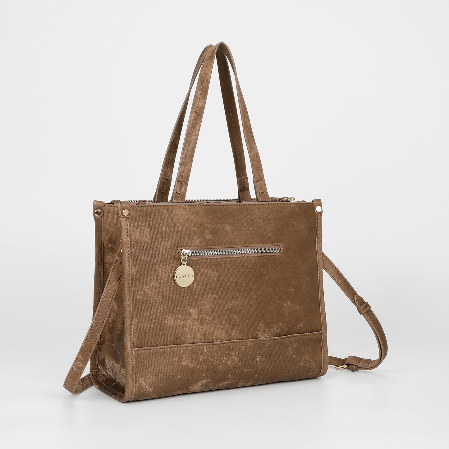 BORSA SHOPPER CON EFFETTO SFUMATO