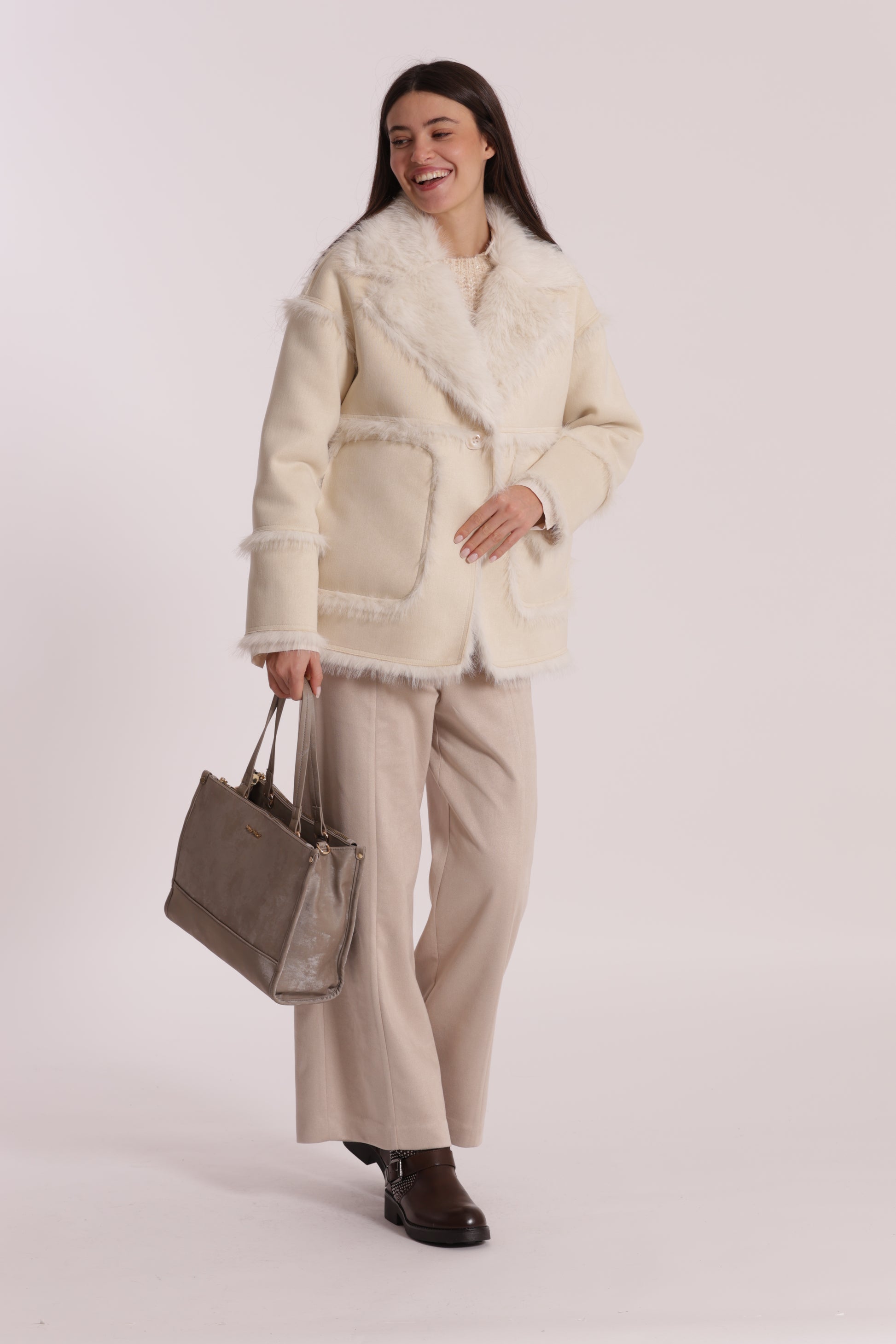 BORSA SHOPPER CON EFFETTO SFUMATO