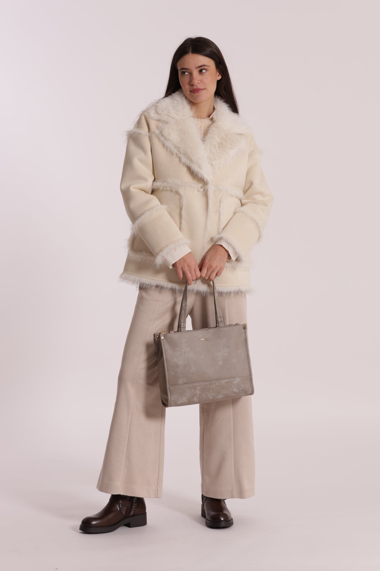 BORSA SHOPPER CON EFFETTO SFUMATO