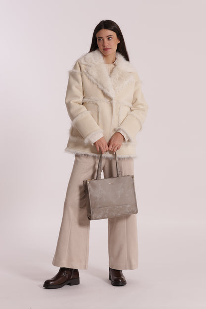 BORSA SHOPPER CON EFFETTO SFUMATO