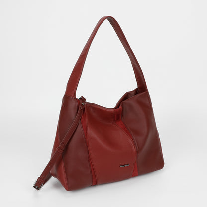 BORSA A SPALLA CON PATCHWORK