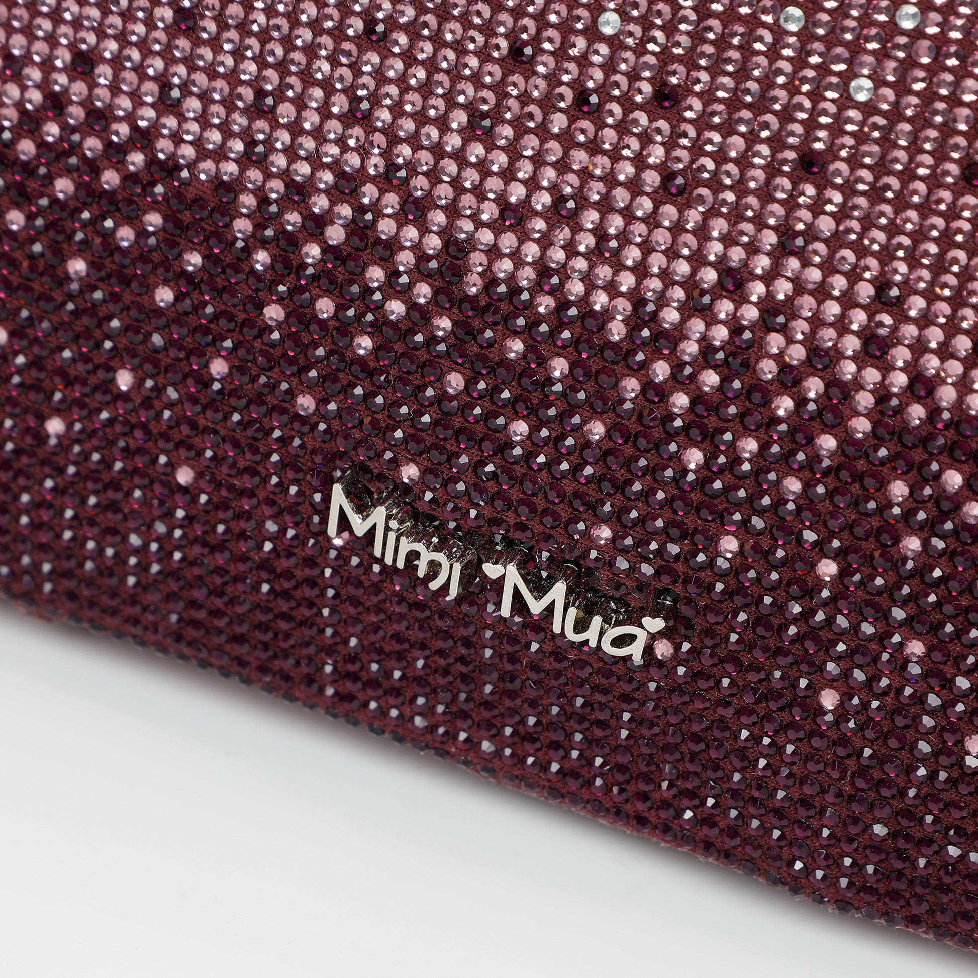 BORSA A TRACOLLA CON STRASS SFUMATI