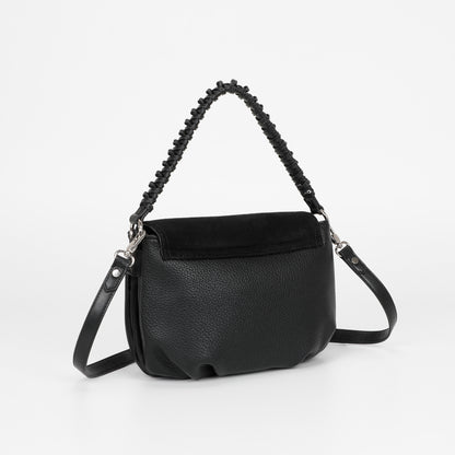 BORSA A MANO CON DETTAGLIO IN ECO SUEDE