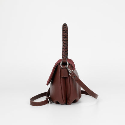 BORSA A MANO CON DETTAGLIO IN ECO SUEDE
