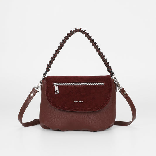BORSA A MANO CON DETTAGLIO IN ECO SUEDE
