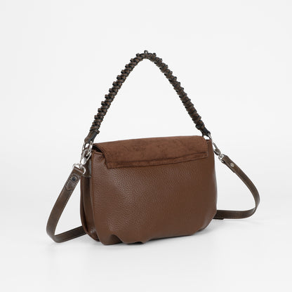 BORSA A MANO CON DETTAGLIO IN ECO SUEDE