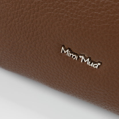 BORSA A SPALLA CON DETTAGLIO IN ECO SUEDE