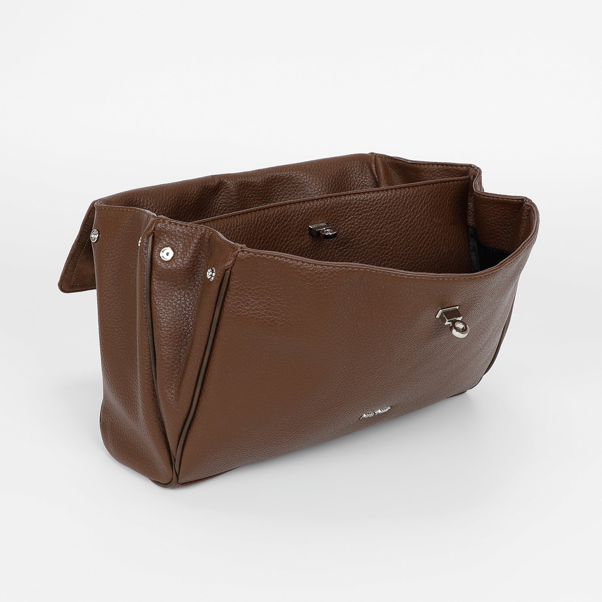 BORSA A SPALLA CON DETTAGLIO IN ECO SUEDE