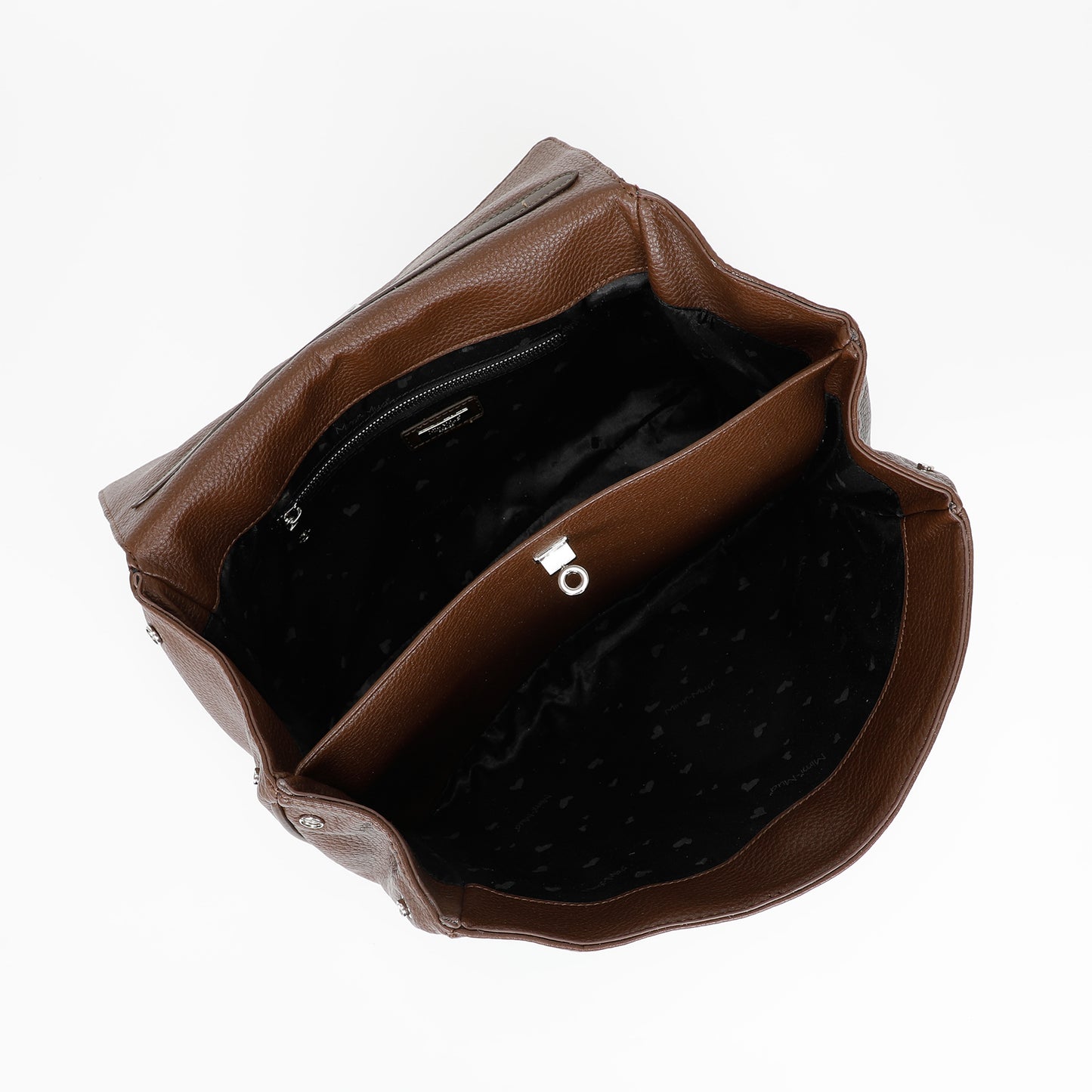 BORSA A SPALLA CON DETTAGLIO IN ECO SUEDE