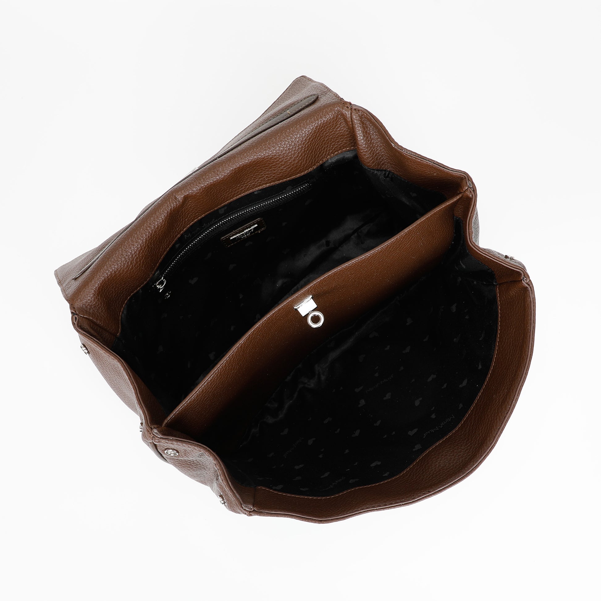 BORSA A SPALLA CON DETTAGLIO IN ECO SUEDE