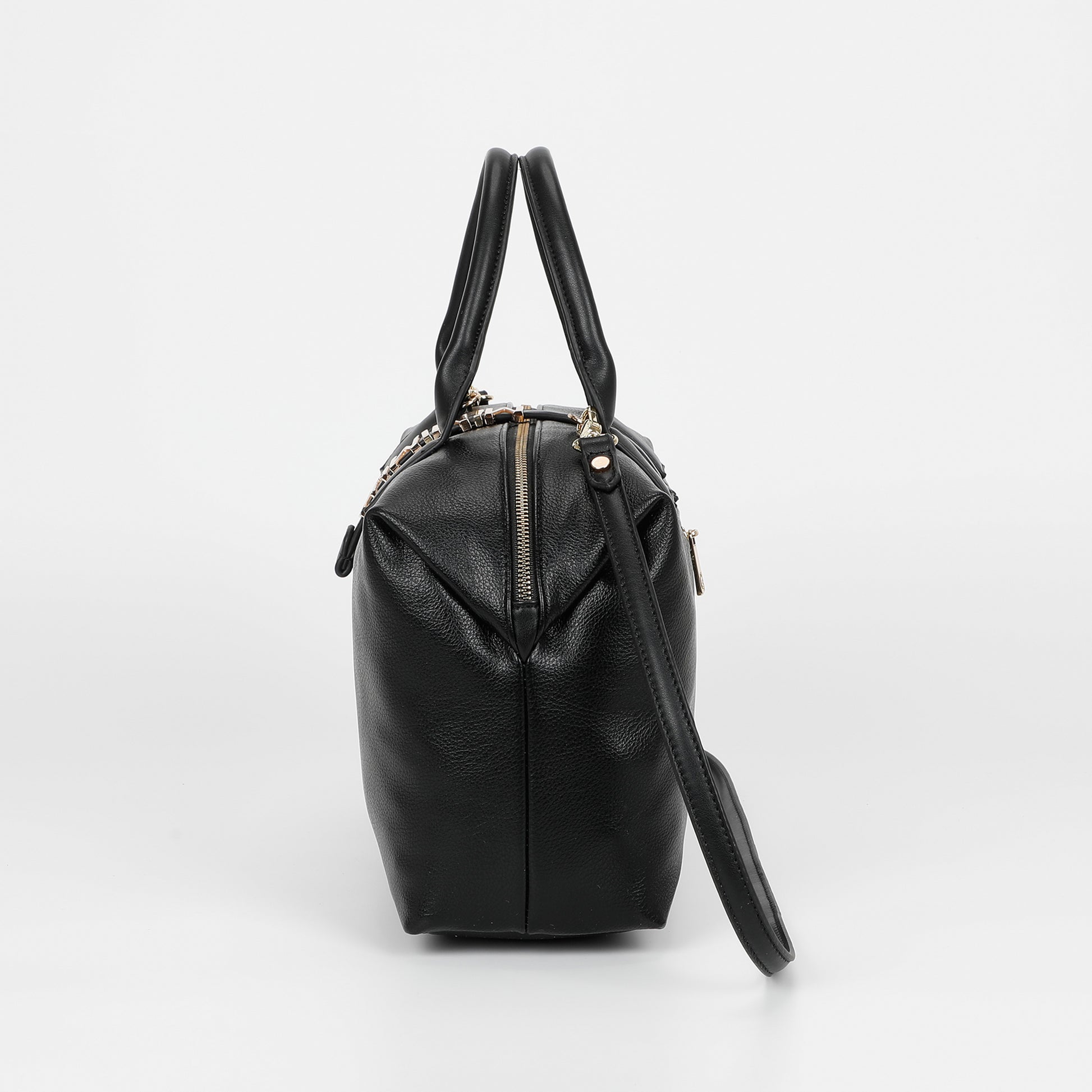 BORSA BAULETTO CON LETTERE MIMI-MUA