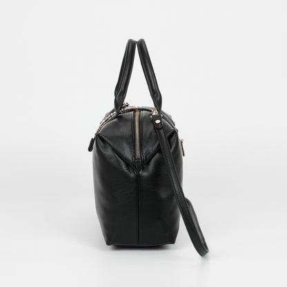 BORSA BAULETTO CON LETTERE MIMI-MUA