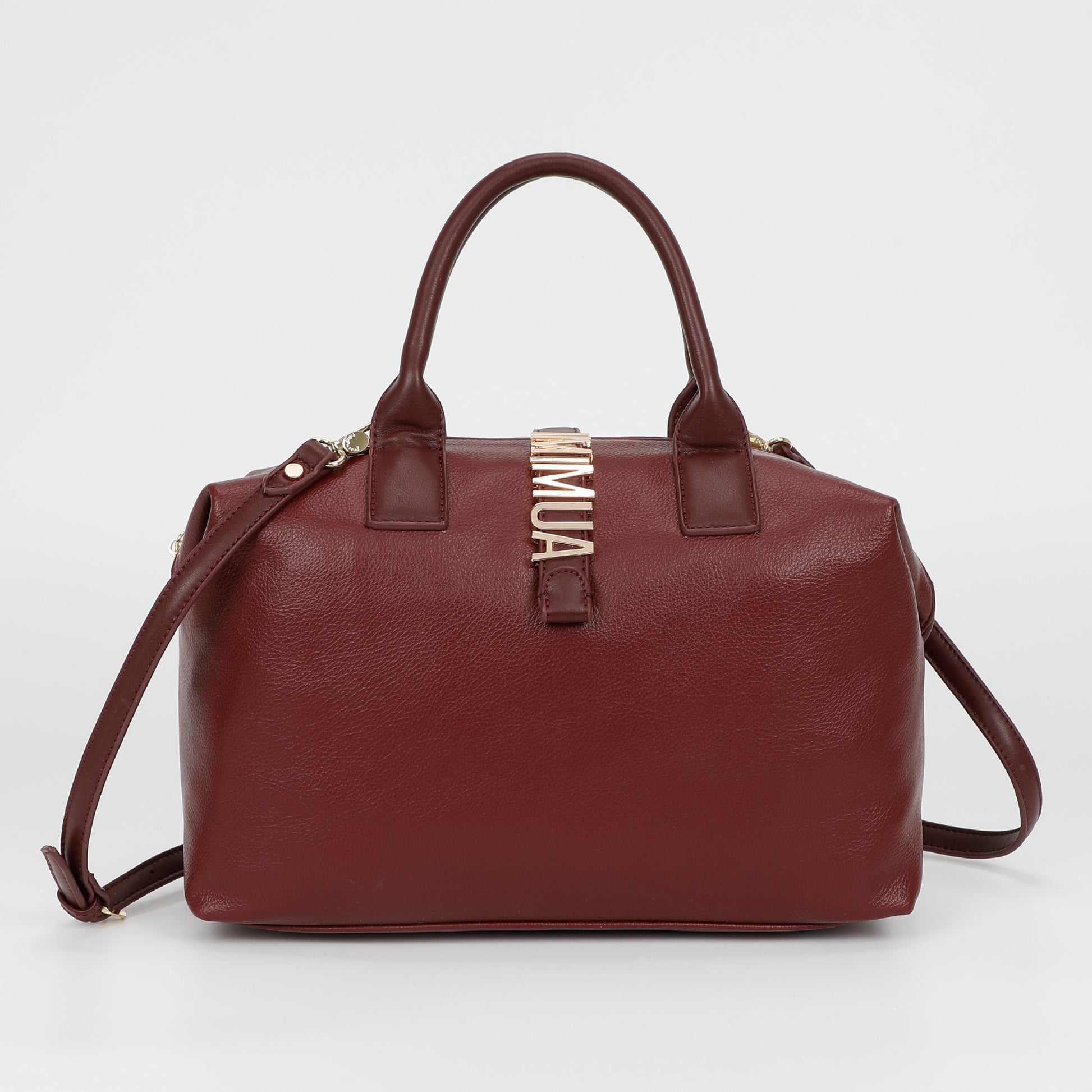 BORSA BAULETTO CON LETTERE MIMI-MUA