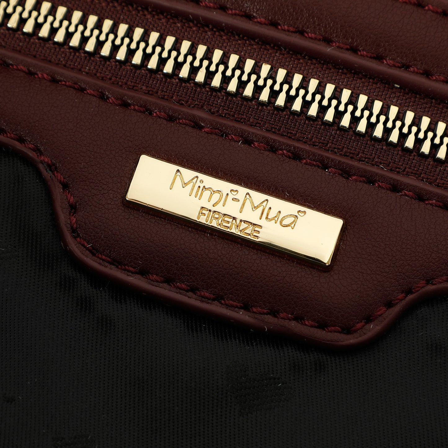 BORSA BAULETTO CON LETTERE MIMI-MUA